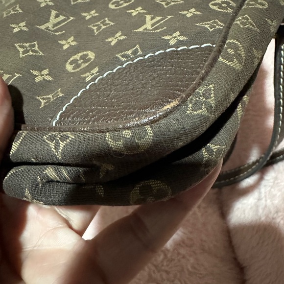 Louis Vuitton Ebene Mini Lin Canvas Danube Bag - Picture 6 of 9